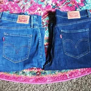 Levi's straight leg jeans